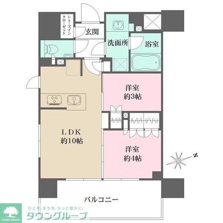 グレーシアフィット藤沢鵠沼の物件間取画像
